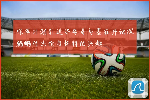 绿军计划引进字母哥与墨菲并试探鹈鹕对杰伦与怀特的兴趣